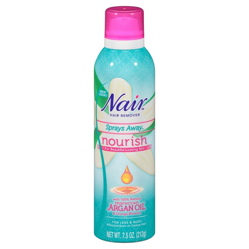 Nair Moroccan Argan Oil Sprays Away, 7.5 oz (Pack of 6) Beauty & Personal Care Nair