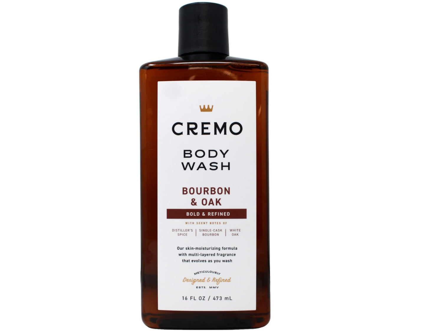 Cremo Body Wash, Bourbon & Oak, 16 Ounce (Pack of 3) Beauty & Personal Care Cremo