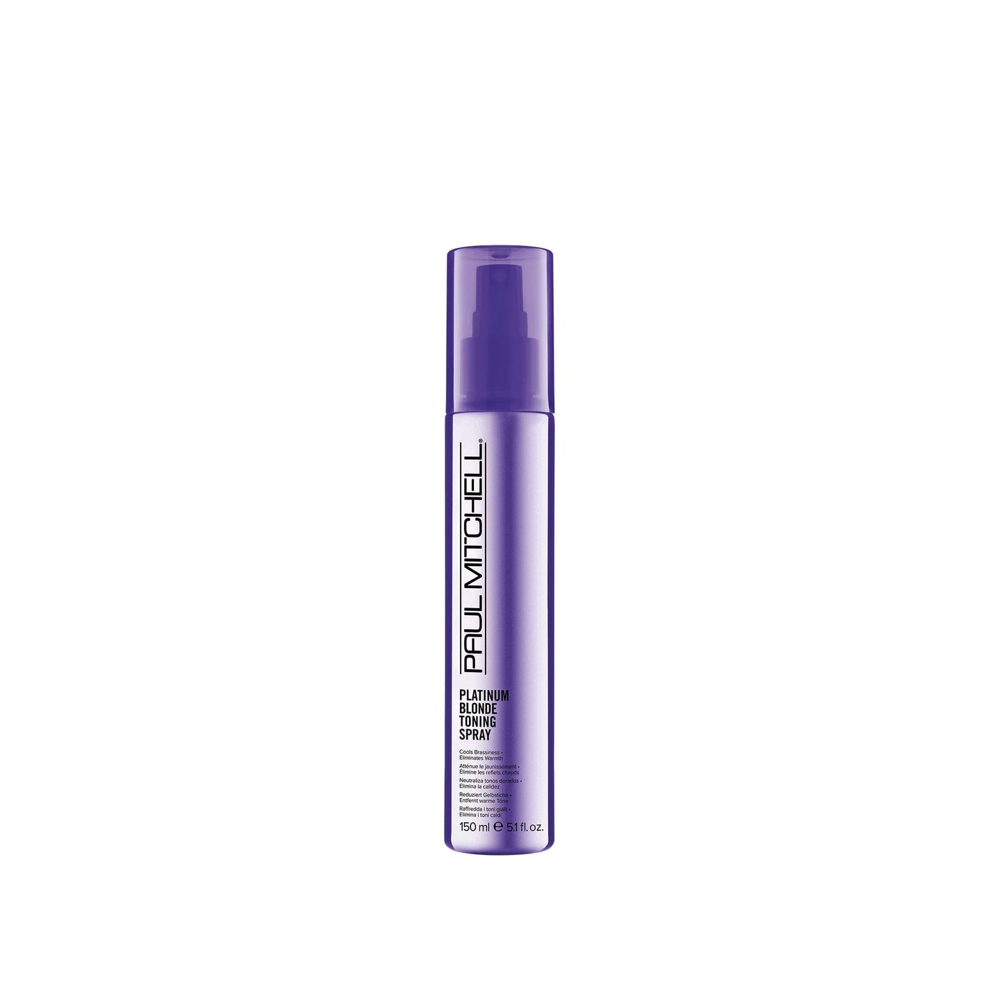Paul Mitchell Platinum Blonde Purple Toning Spray, Cools Brassiness, Eliminates Warmth, For Color-Treated Hair + Naturally Light Hair Colors, 5.1 fl Beauty & Personal Care Paul Mitchell