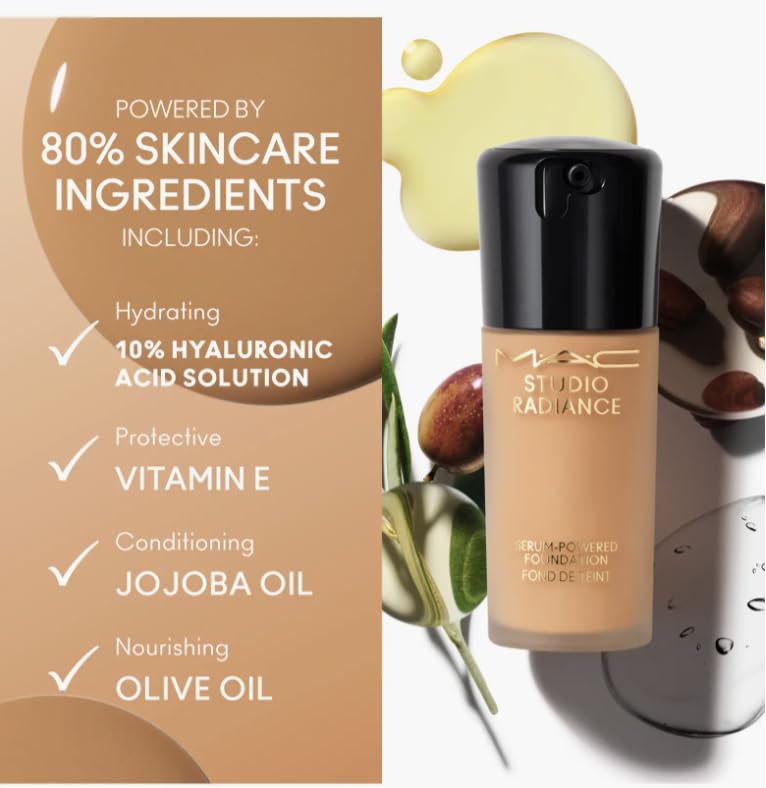 MAC Studio Radiance Serum Powered Foundation NC17.5 Beauty & Personal Care MAC