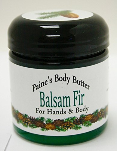 BALSAM FIR BODY BUTTER Paine's hands & body 4 oz with sweet almond oil & shea butter Beauty & Personal Care Paine's