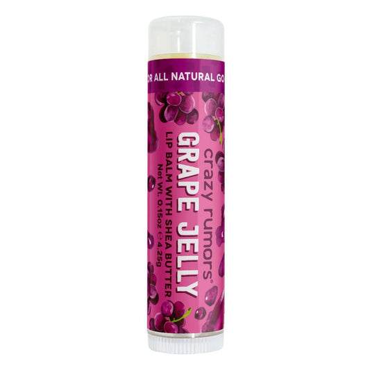Crazy Rumors Grape Jelly Lip Balm. 100% Natural, Vegan, Plant-Based, Made in USA (1-Pack) Beauty and Personal Care Crazy Rumors