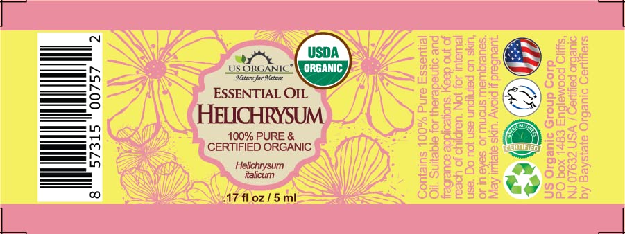 US Organic Helichrysum Essential Oil, USDA Certified Organic, Steam Distilled, Sourced from The Balkan Peninsula, High end Essential Oil (5 ml) Beauty & Personal Care US Organic