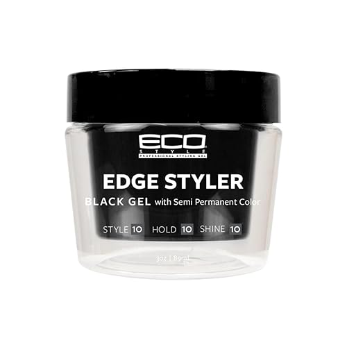 Styler Ecoco Eco Pomade Black Gel With Semi Permanent Color Strong Hold 3 oz Beauty & Personal Care Eco Style