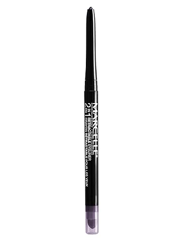 Marcelle 2-in-1 Retractable Eyeliner, Amethyst, Waterproof, Easy-To-Smudge, Smokey Eye, Long-Lasting 12h, Fragrance-Free, Hypoallergenic Beauty & Personal Care MARCELLE