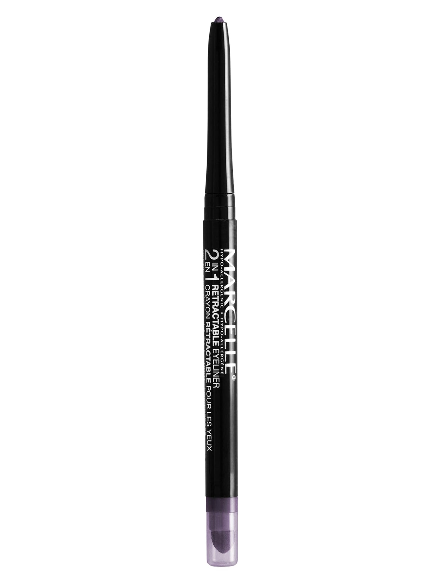 Marcelle 2-in-1 Retractable Eyeliner, Amethyst, Waterproof, Easy-To-Smudge, Smokey Eye, Long-Lasting 12h, Fragrance-Free, Hypoallergenic Beauty & Personal Care MARCELLE