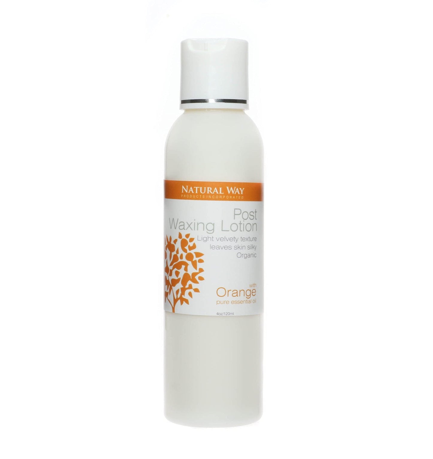 Natural Way Hard Wax: Face & Body Waxing - Orange Organic Post Waxing Lotion 4oz/120ml, For normal to dry skin Beauty and Personal Care Natural Way