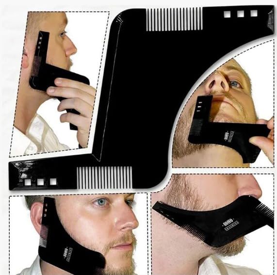 Plastic Beard Comb Beard Hair Comb (One Size, 2, Count) Beauty and Personal Care TOPMED ETS