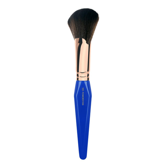 Bdellium Tools Professional Makeup Brush - Golden Triangle 991 Powder Fan - With All Vegan and Soft Synthetic Fibers, For Defining the Cheekbones