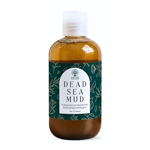 Nature Skin Shop Dead Sea Mud Body Wash, Detoxifying & Purifying Mineral-Rich Cleanser for Body Acne, Clogged Pores & Oily Skin, Natural Spa Quality Beauty & Personal Care Nature Skin Shop