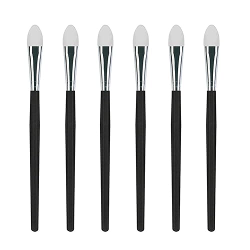 LORMAY 6 Pcs Silicone Eyeshadow and Lip Mask Makeup Brushes, Professional Tools for Applying crème or Liquid Eye Shadows and Lip Colors Beauty & Personal Care LORMAY