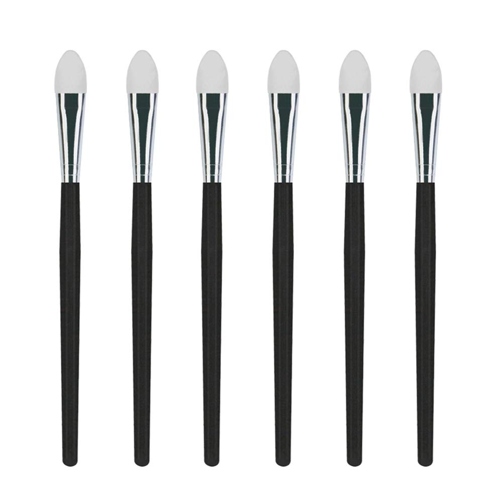 LORMAY 6 Pcs Silicone Eyeshadow and Lip Mask Makeup Brushes, Professional Tools for Applying crème or Liquid Eye Shadows and Lip Colors Beauty & Personal Care LORMAY