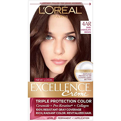 L'Oreal Paris Excellence Creme Triple Protection Hair Color, Dark Chocolate Brown [G15] 1 ea Beauty & Personal Care L'Oreal Paris