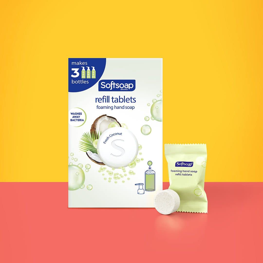 Softsoap Hand Soap Tablets Fresh Coconut, Refill Tablets (3 Count) Beauty & Personal Care Softsoap