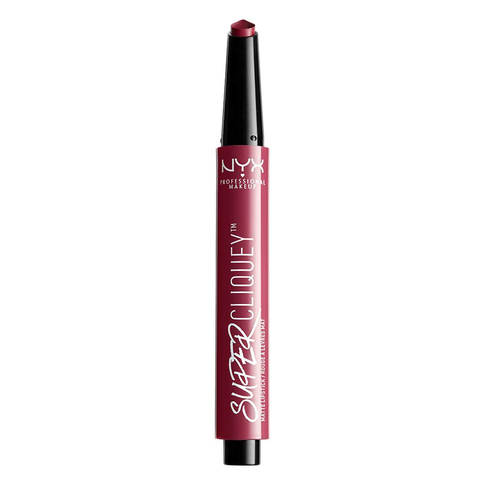 NYX PROFESSIONAL MAKEUP Super Cliquey Matte Lipstick, Dangerous, 0.05 Ounce Beauty & Personal Care NYX PROFESSIONAL MAKEUP