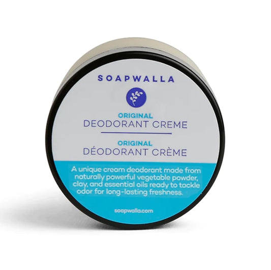 Soapwalla - Natural Aluminum-Free Deodorant Cream (Original) - Vegan, Cruelty-Free, Clean Skincare (Full Size, 2 oz - 57 g) Beauty and Personal Care Soapwalla