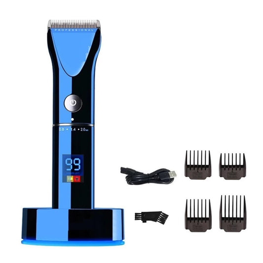 EWKYLSEM Professional Hair Clipper Rechargeable Trimmer Lithium Battery Adjustable Combs 100-240V Cutting Beard F17(Black with Bag) Beauty and Personal Care EWKYLSEM