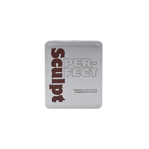 oz lab Sculpt Perfect Contour Bronzer Duo Palette - Matte Bronze Powder - Natural Sculpting & Warmth (01 SOFT SANDSTONE, Cream Contour: 0.09 oz / 2.5 Beauty & Personal Care OZ LAB