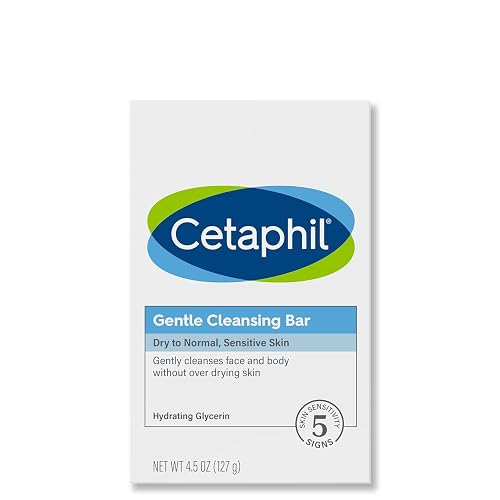Cetaphil Gentle Cleansing Bar, 4.5-Ounce Bar (Pack of 6) Beauty & Personal Care Cetaphil