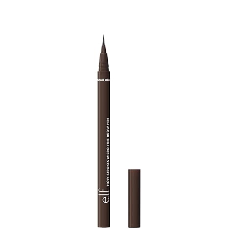 e.l.f. Holy Strokes Micro-Fine Brow Pen, Liquid Waterproof Eyebrow Makeup For Detailing & Adding Dimension, Vegan , Neutral Brown Beauty & Personal Care e.l.f.