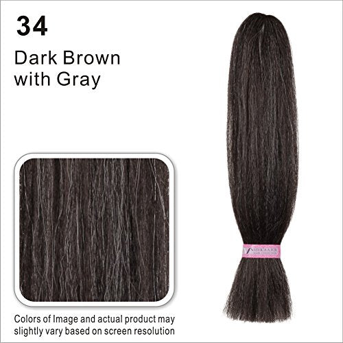 Vivica A Fox Hair Collection HKBK16-V Human Hair Afro Curl Kinky Bulk Extension, 34, 5.8 Ounce