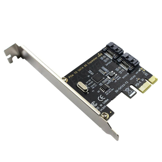 Laptop PCIe SATA 3.0 Card,PCI Express to 2 Port SATA III 6GB/s Expansion Card Beauty and Personal Care dreeong