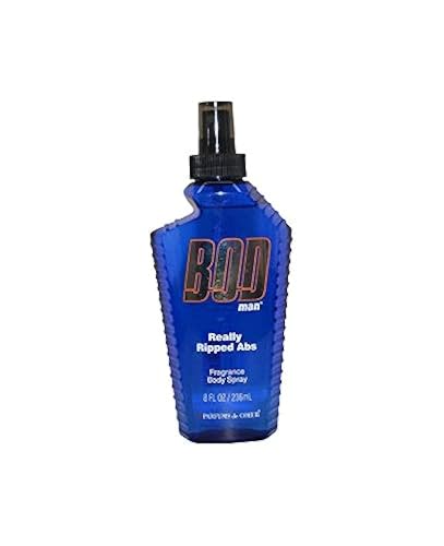 Parfums de Coeur BOD Man Really Ripped Abs Fragrance Body Spray for Men - 8 oz Body Spray Beauty & Personal Care Parfums De Coeur