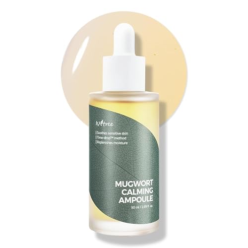 ISNTREE Mugwort calming Ampoule 50ml 1.69 fl.oz | Soothes sensitive skin | Replenishes moisture Beauty & Personal Care IsNtree