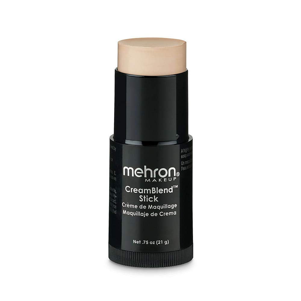 Mehron Makeup CreamBlend Stick | Face & Body Foundation | Full Coverage Professional Makeup Stick .75 oz (21 g) (Light 2) Beauty & Personal Care Mehron