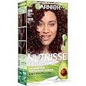 Garnier Nutrisse Ultra Crème Hair Color, Permanent Hair Dye with 100% Gray Coverage, Vegan & Cruelty-Free, 415 Soft Mahogany Dark Brown (Raspberry Beauty & Personal Care Garnier