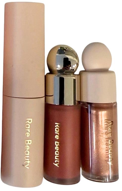 Rare Beauty Selena’s Most Loved 3-Piece Mini Makeup Set with Blush, Luminizer, and Mascara