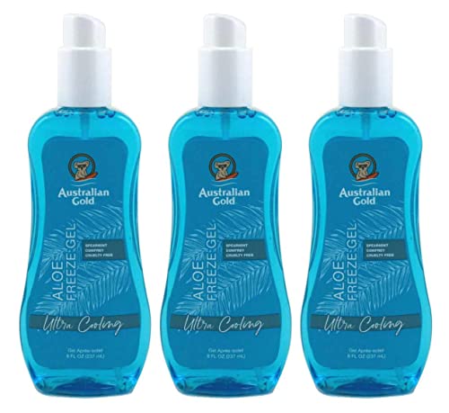 Australian Gold Aloe Freeze Spray Gel 8 Ounce (235ml) (3 Pack) Beauty & Personal Care Australian Gold