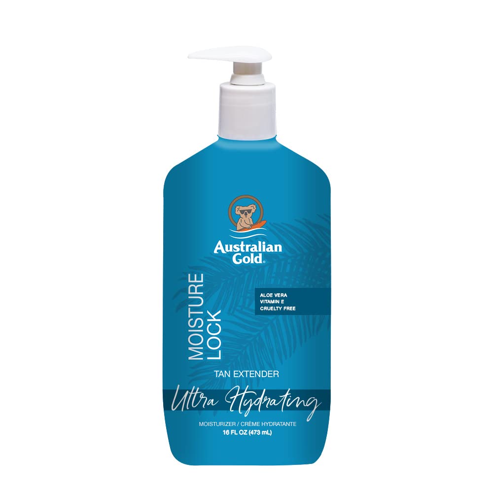 Australian Gold Moisturer Lock Tan Extender Lotion, Enriched with Vitamin E, Aloe Vera, 16 Fl Oz Beauty & Personal Care Australian Gold