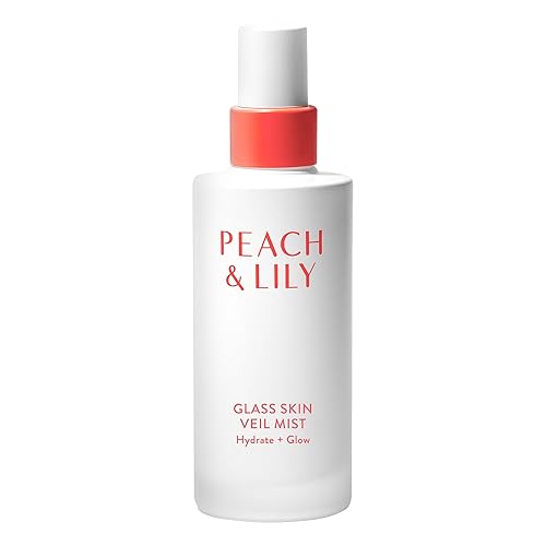 Peach & Lily - Glass Skin Veil Mist (3.38 ounces) - Hydrate & Glow - Facial Mist - Weightless - Cucumber Water, Lotus, Peach, Reishi Mushroom - Self Beauty & Personal Care Peach & Lily
