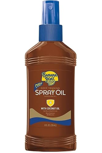Self tanner Boat Dark Tanning Oil Spray SPF 4 Sunscreen, 8 oz Beauty & Personal Care Banana Boat