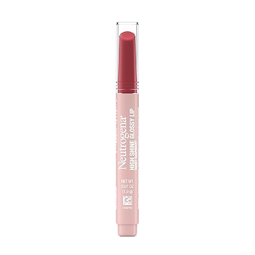 Neutrogena High Shine Glossy Lip, Nourishing Lip Gloss with Maracuja Oil, Antioxidant Vitamin E & Vitamins, Non-Retractable, Buildable Pigmented Beauty & Personal Care Neutrogena