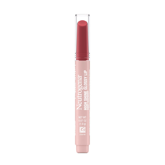 Neutrogena High Shine Glossy Lip, Nourishing Lip Gloss with Maracuja Oil, Antioxidant Vitamin E & Vitamins, Non-Retractable, Buildable Pigmented Beauty & Personal Care Neutrogena