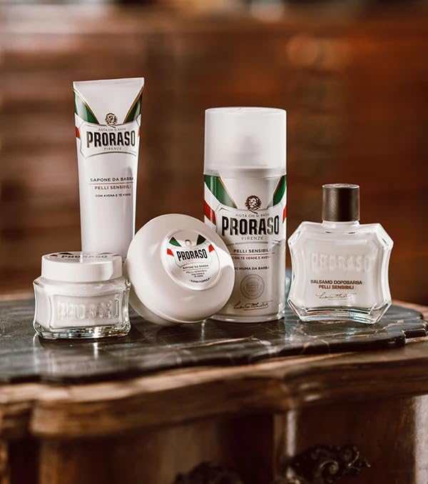 Proraso Pre Shave Conditioning Cream - Oatmeal & Green Tea - Nourishing & Gentle Formula for Sensitive Skin - Premium Italian Pre Shave Cream - 3.6oz Beauty and Personal Care Proraso