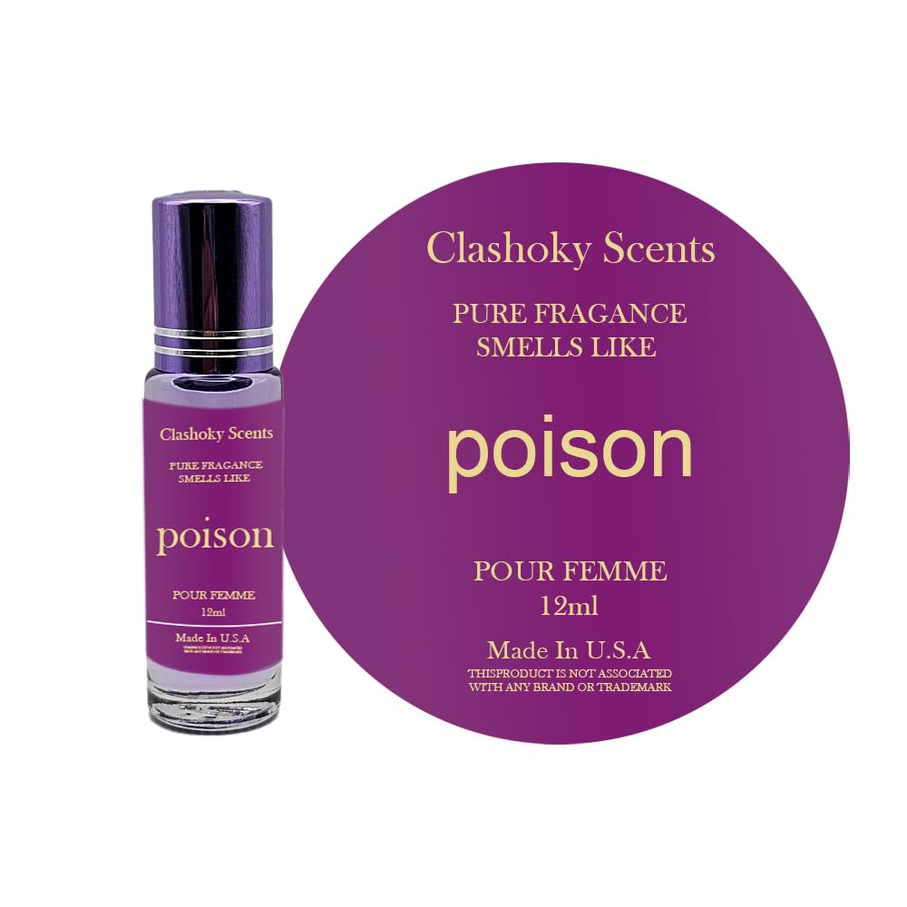 Clashoky Fragrance Perfume Oils Poison Perfume Roll On Body Oil for Women (12ml) (Pack of 1) Beauty & Personal Care Clashoky