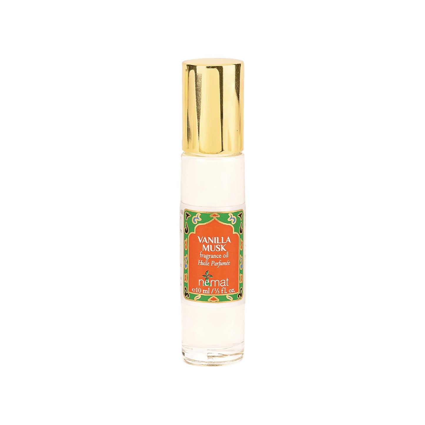 Vanilla Musk Perfume Oil Roll-On - Vanilla Fragrance Oil Roller (No Alcohol) Perfumes for Women and Men by Nemat Fragrances, 10 ml / 0.33 fl Oz Beauty & Personal Care Nemat International