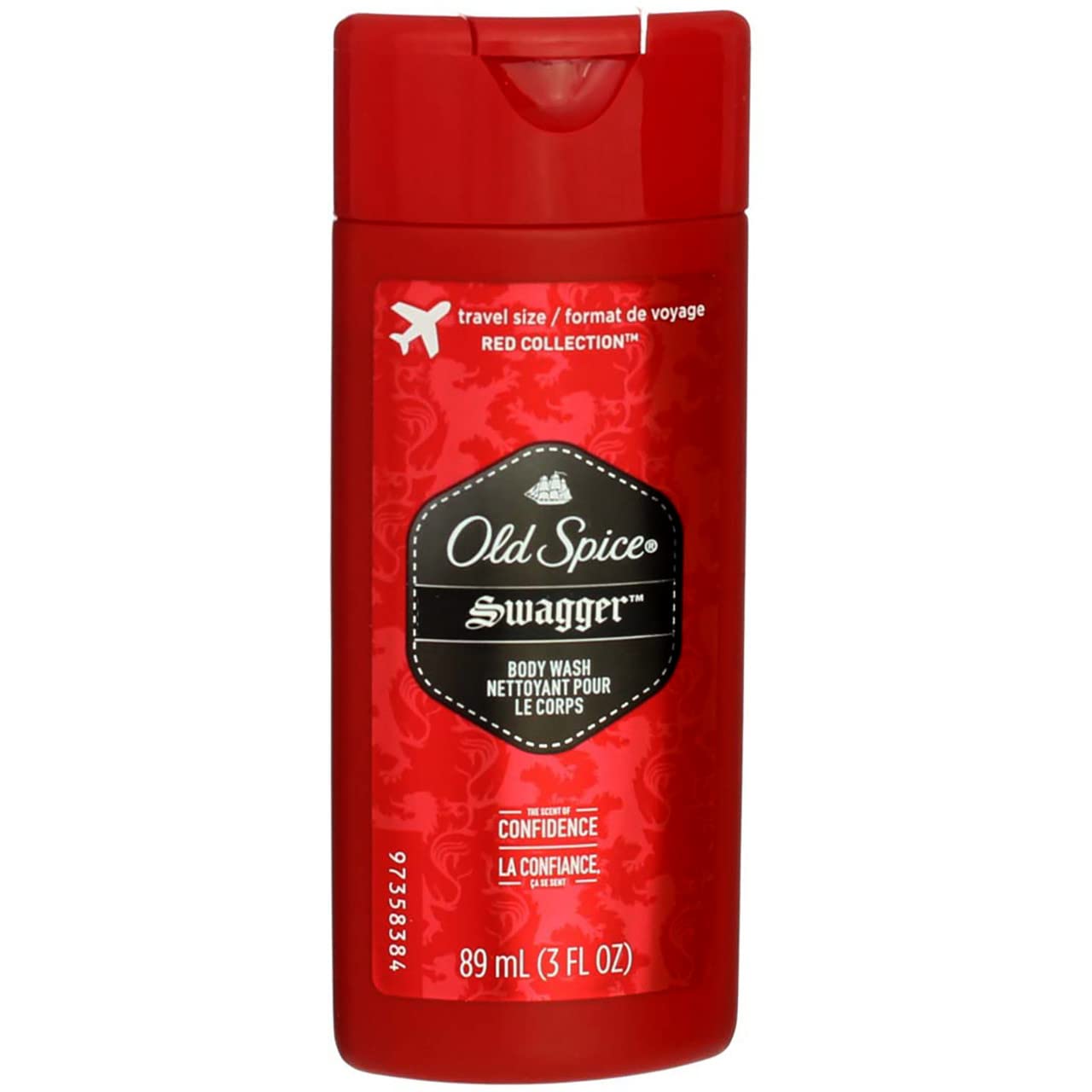 Proctor & Gamble Old Spice Red Zone Swagger Scent Mens Body Wash, 3 Fluid Ounce - 24 per case. Beauty & Personal Care Procter & Gamble
