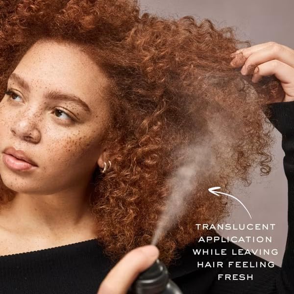 Kristin Ess Volumizing Jumbo Dry Shampoo Spray for Oily Hair + Frizz with Vitamin C - Oil Absorbing Style Extender with Minimal Residue - Sulfate Free