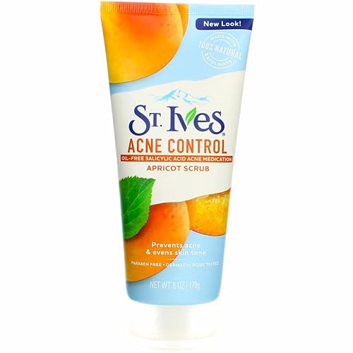 St. Ives Acne Control Medicated Apricot Scrub, 6 Oz (3 Pack) Beauty & Personal Care St. Ives