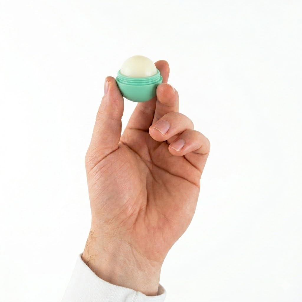 SmileSet Premium Hydrating Lip Balm Sphere 4-Pack (Mint) Beauty and Personal Care SmileSet