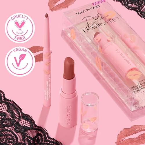 wet n wild Date Or Dominate Lipstick & Liner Set - Date & Tell Beauty & Personal Care wet n wild