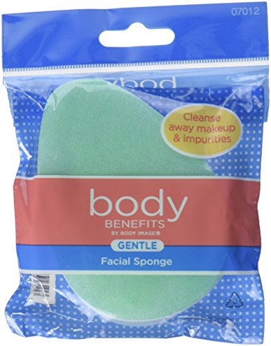 Body Benefits-Gentle Exfoliating Facial Scrub Sponge-0.02 Pound (Pack of 6); For Improved Facial Cleansing Circulation and Healthier Look(Packaging Beauty & Personal Care Body Benefits