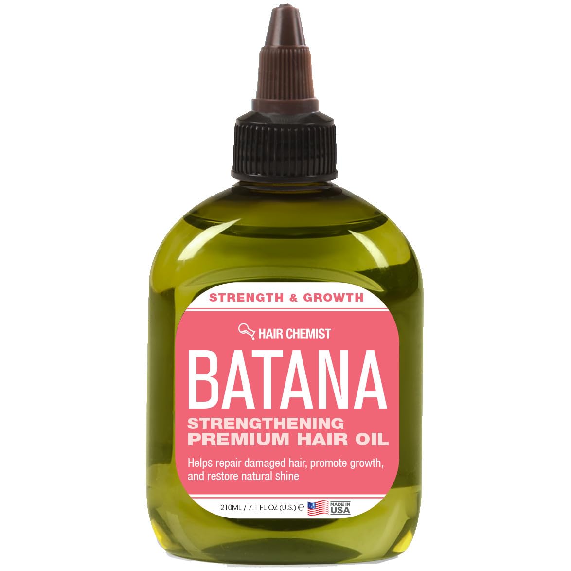 Hair Chemist Batana Strengthening Premium Hair Oil 7.1 oz. - Batana Hair Oil, Nourishing Batana Hair Growth Oil Beauty & Personal Care Hair Chemist