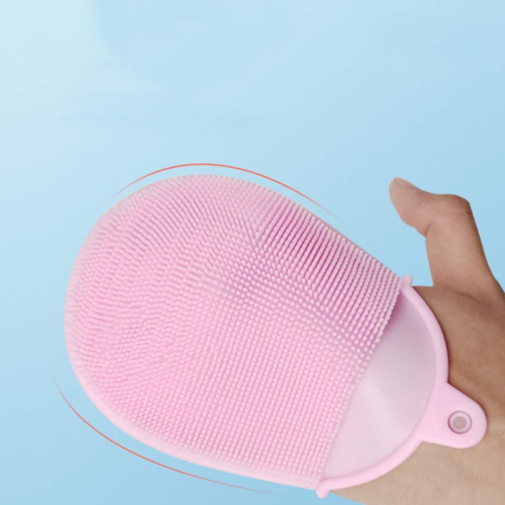 MIPPER Soft Silicone Bath Shower Brush Back Scrubber Rub Brush Shower Glove for Body Cleaning Exfoliating Massage (Green) Beauty and Personal Care MIPPER