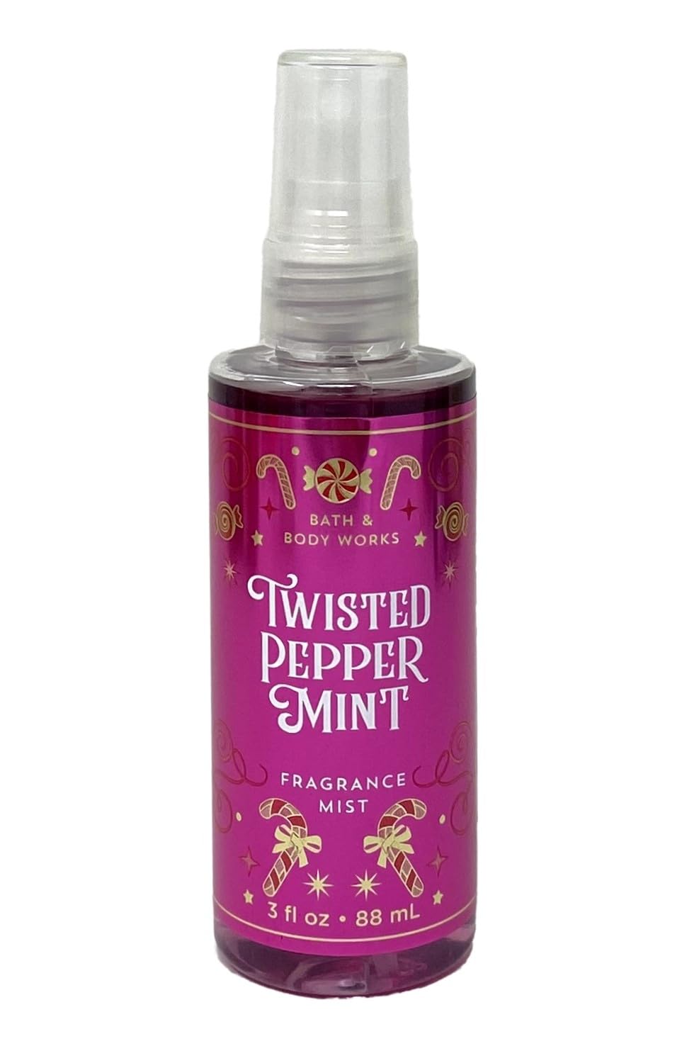 Bath & Body Works Twisted Peppermint Mini 3 Piece Gift Bag Set with a Himalayan Salts Springs Sample Soap - Beauty and Personal Care Bath & Body Works