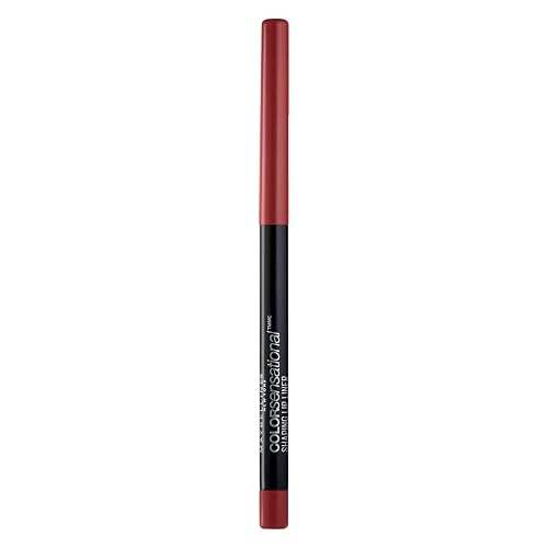 Maybelline Color Sensational Shaping Lip Liner with Self-Sharpening Tip, Brick Red, Red, 1 Count Beauty & Personal Care MAYBELLINE